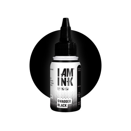 I AM INK Swagger Black [True Pigments] - farba do tatuowania