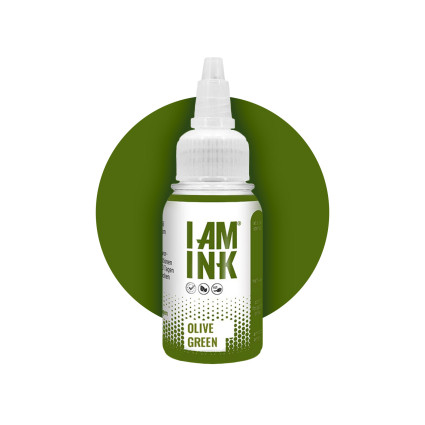I AM INK Olive Green [True Pigments] - farba do tatuowania